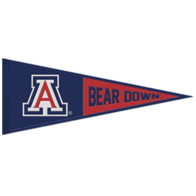 Arizona Wildcats SLOGAN Wool Pennant 13" x 32"