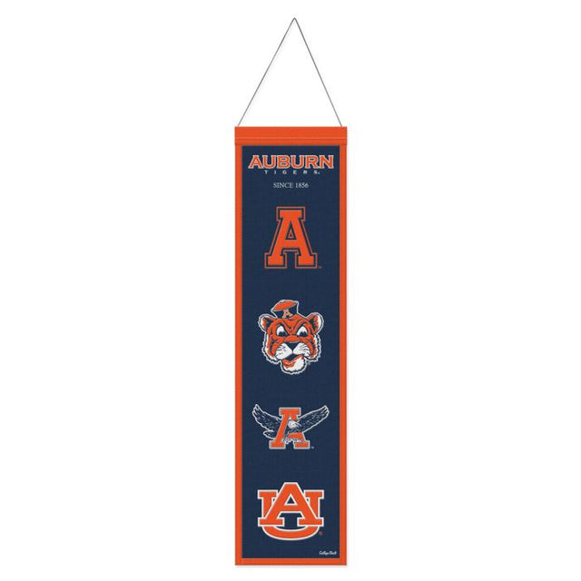 Bandera de lana EVOLUTION de Auburn Tigers/College Vault de 8" x 32"