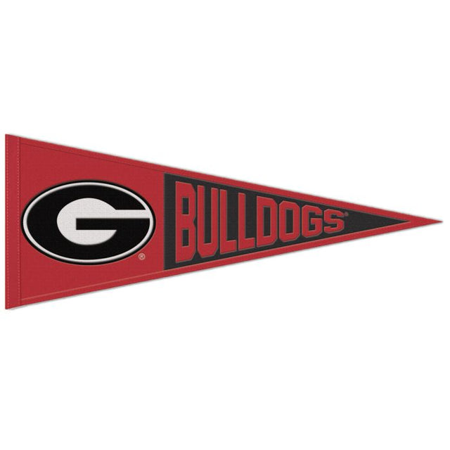 Georgia Bulldogs Wool Pennant 13" x 32"