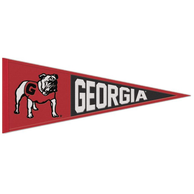 Georgia Bulldogs / Vintage Collegiate Wool Pennant 13" x 32"