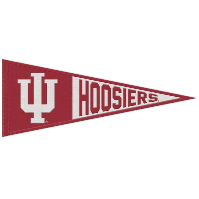 Banderín de lana PRIMARY de Indiana Hoosiers, 13" x 32"