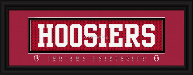 Estampado de eslogan de uniforme cosido de Indiana Hoosiers - Hoosiers