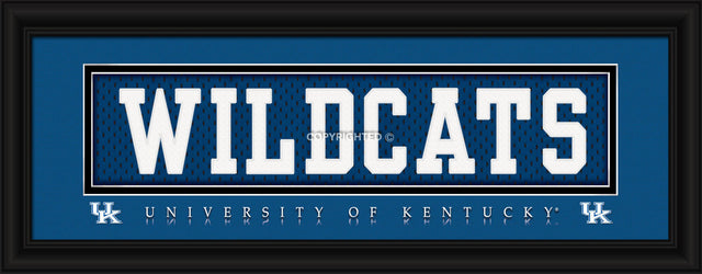 Uniforme cosido estilo eslogan estampado de Kentucky Wildcats Wildcats