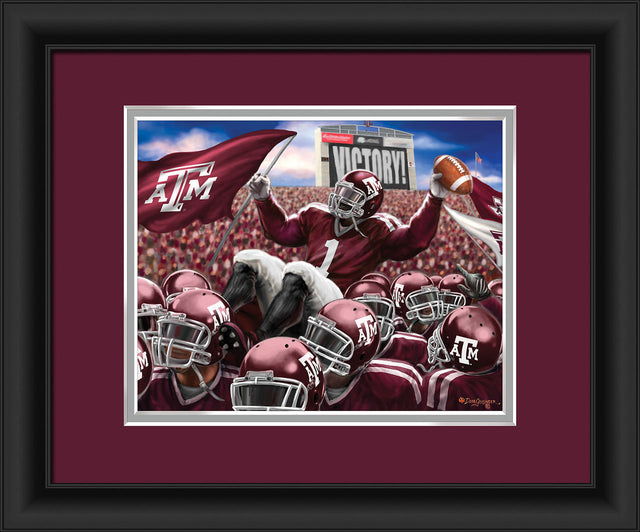 Impresión de celebración de los Texas A&amp;M Aggies de 15" x 18"