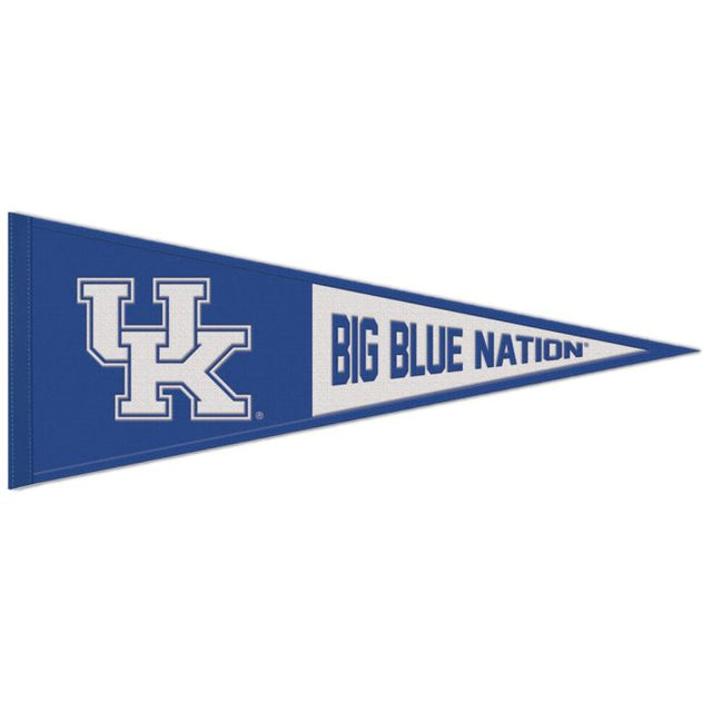 Banderín de lana con el lema de Kentucky Wildcats, 13" x 32"