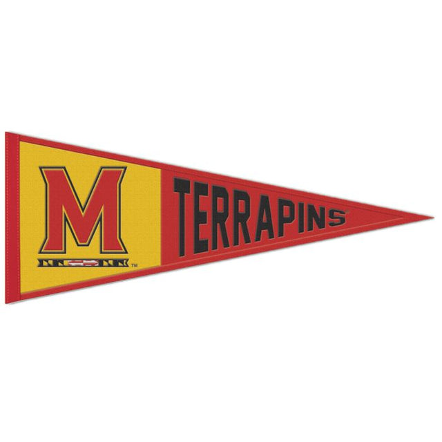 Banderín de lana de Maryland Terrapins de 13" x 32"