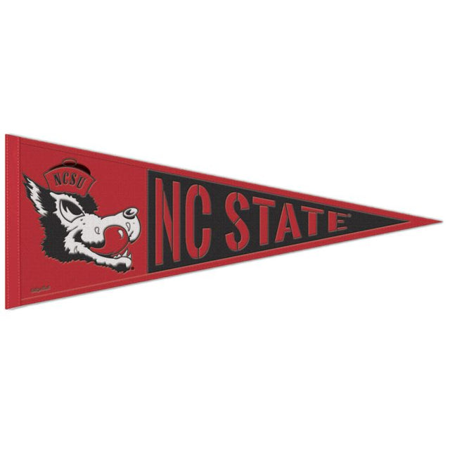 NC State Wolfpack /College Vault VAULT Wool Pennant 13" x 32"