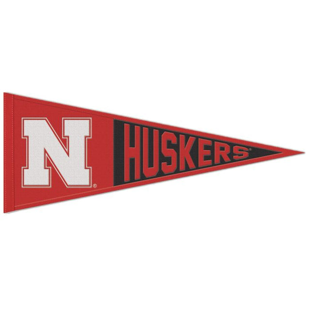 Nebraska Cornhuskers Wool Pennant 13" x 32"