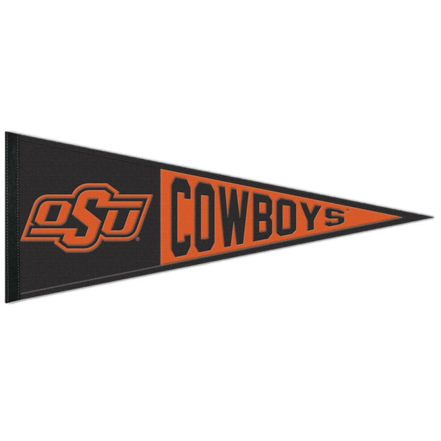 Banderín de lana de los Oklahoma State Cowboys de 13" x 32"