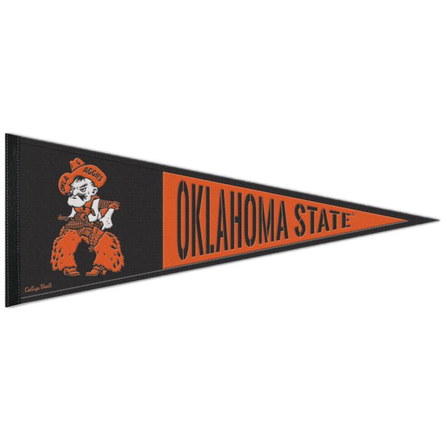 Banderín retro de lana de los Oklahoma State Cowboys/College Vault, 13" x 32"