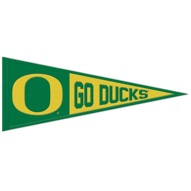 Oregon Ducks SLOGAN Wool Pennant 13" x 32"