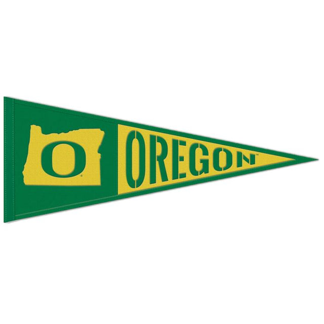 Oregon Ducks RETRO Wool Pennant 13" x 32"