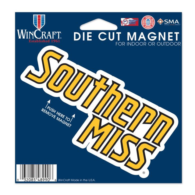 Southern Miss Golden Eagles Die Cut Magnet 4.5" x 6"