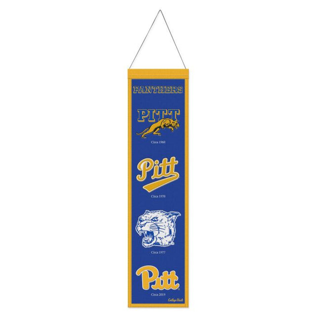 Pancarta de lana de los Pittsburgh Panthers/College Vault de 8" x 32"