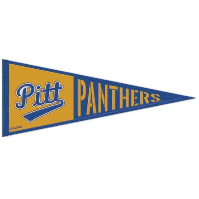 Banderín de lana de los Pittsburgh Panthers/College Vault de 13" x 32"