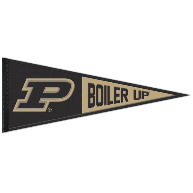 Banderín de lana con el eslogan de los Purdue Boilermakers, 13" x 32"