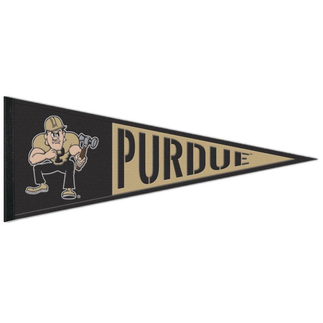 Banderín de lana retro de los Purdue Boilermakers/Collegiate de época, 13" x 32"