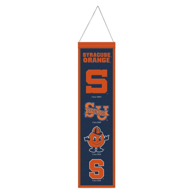 Syracuse Orange /College Vault Wool Banner 8" x 32"