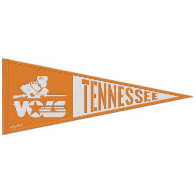 Tennessee Volunteers /College Vault Retro Wool Pennant 13" x 32"