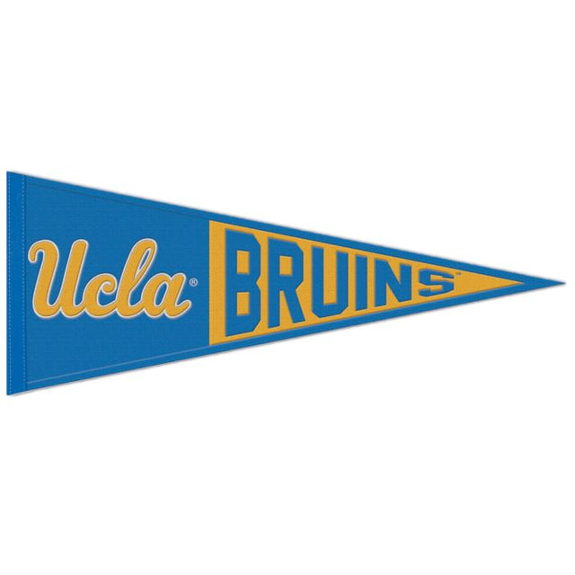 Banderín de lana de la escuela primaria UCLA Bruins de 13" x 32"