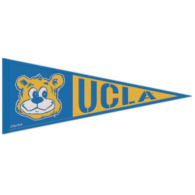 Banderín de lana retro de los Bruins de UCLA / Universidad de California en Los Ángeles, 13" x 32"