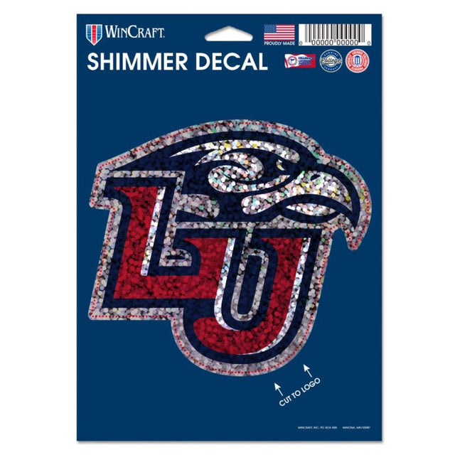 Calcomanías brillantes de Liberty Flames de 5" x 7"