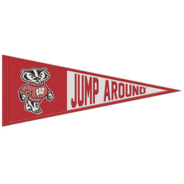 Wisconsin Badgers Wool Pennant 13" x 32"