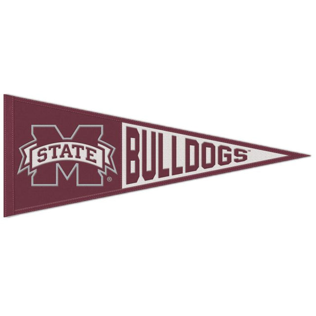 Mississippi State Bulldogs Wool Pennant 13" x 32"