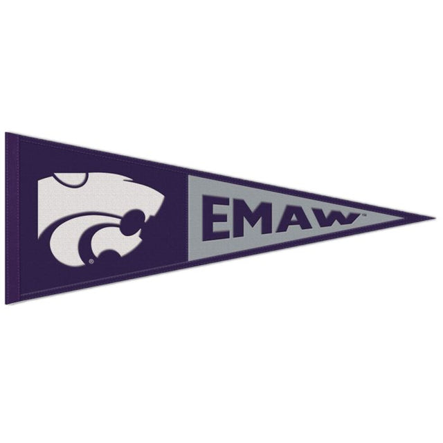 Kansas State Wildcats SLOGAN Wool Pennant 13" x 32"