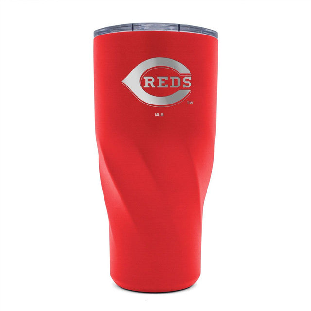 Vaso de acero inoxidable Morgan de 30 oz de los Cincinnati Reds