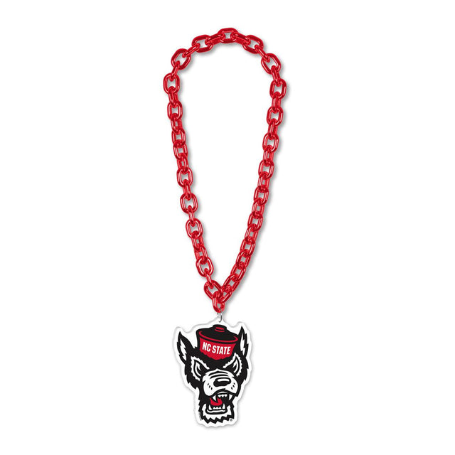 Collar con cadena de gran tamaño de North Carolina State Wolfpack