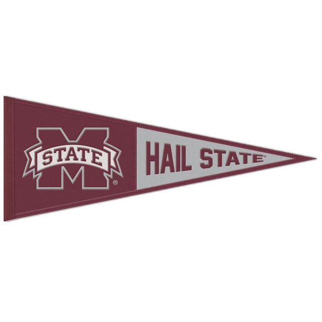 Mississippi State Bulldogs SLOGAN Wool Pennant 13" x 32"