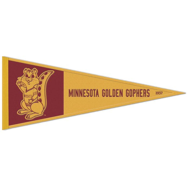 Banderín de lana VAULT de Minnesota Golden Gophers/College Vault de 13" x 32"