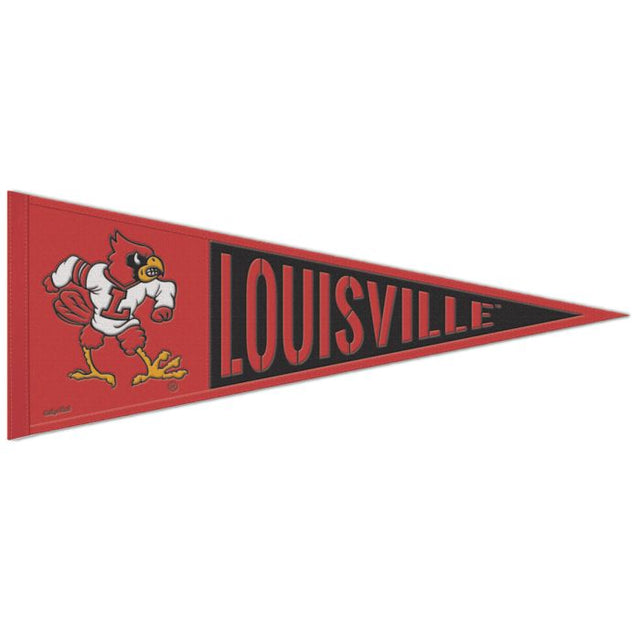 Louisville Cardinals /College Vault VAULT Wool Pennant 13" x 32"