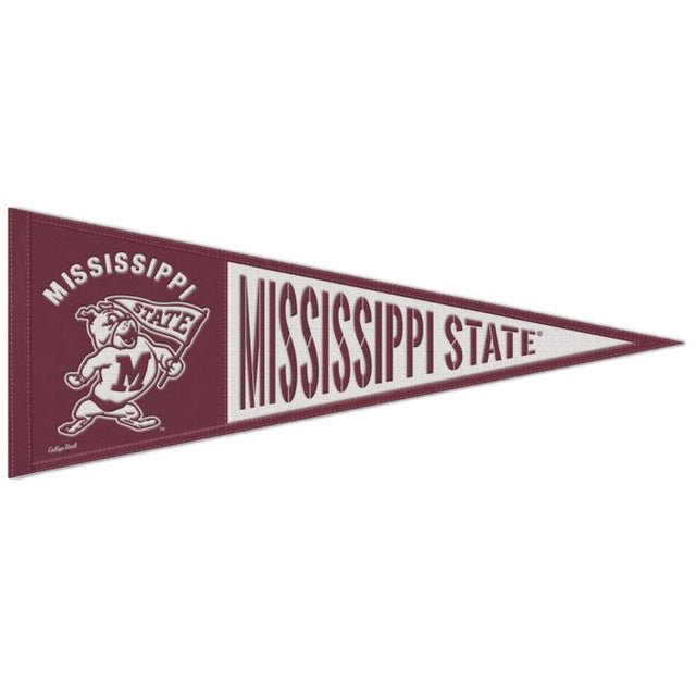 Mississippi State Bulldogs /College Vault VAULT Wool Pennant 13" x 32"