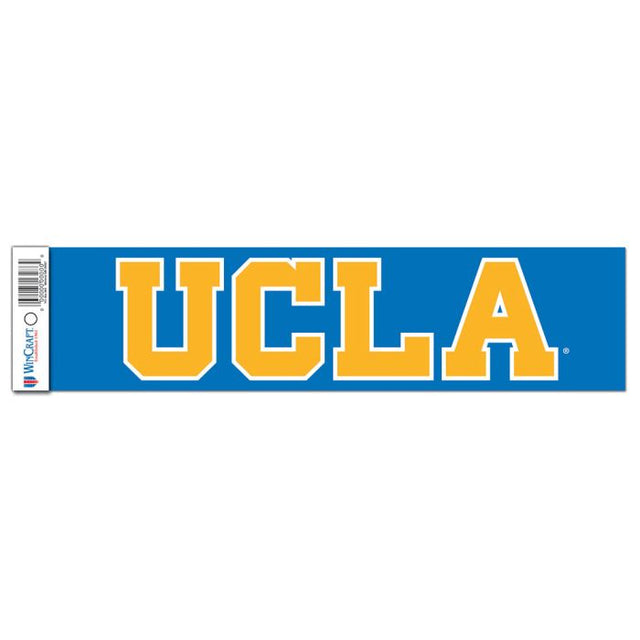 Tira de parachoques de los Bruins de UCLA de 3" x 12"