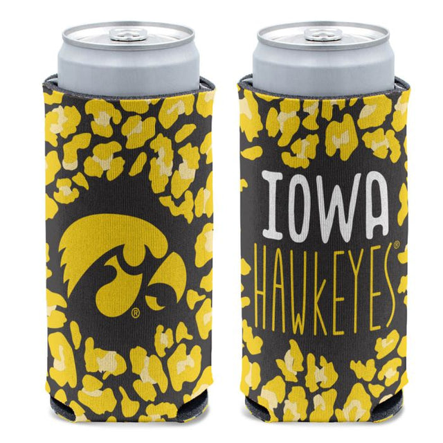 Enfriador de latas delgado de 12 oz de Iowa Hawkeyes