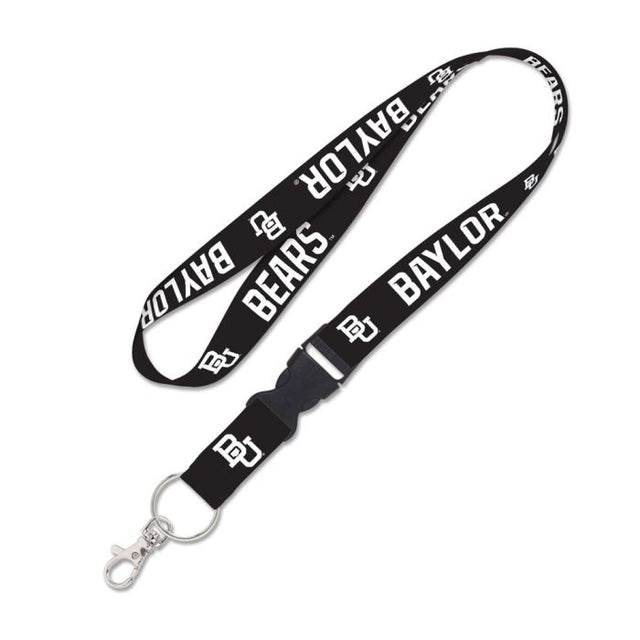 Baylor Bears BLACKOUT Lanyard w/detachable buckle 1"