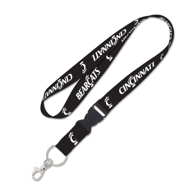 Cincinnati Bearcats BLACKOUT Lanyard w/detachable buckle 1"