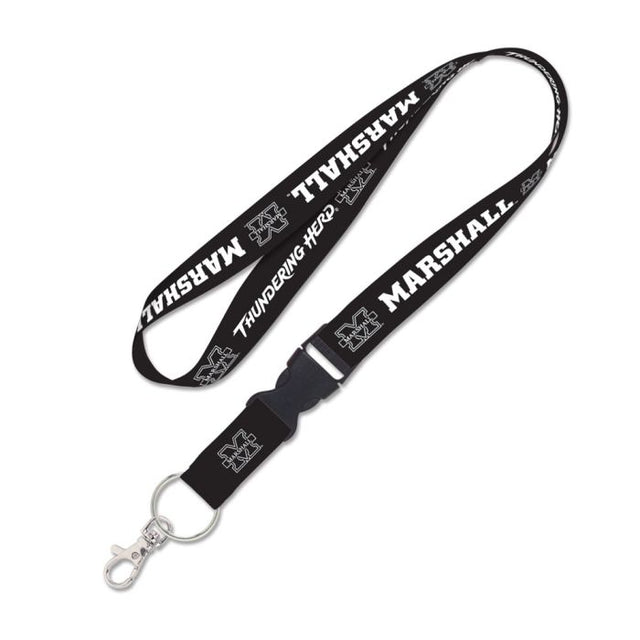 Marshall Thundering Herd BLACKOUT Lanyard w/detachable buckle 1"