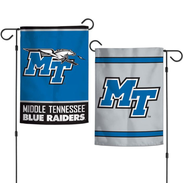 Middle Tennessee State Blue Raiders Garden Flags 2 sided 12.5" x 18"