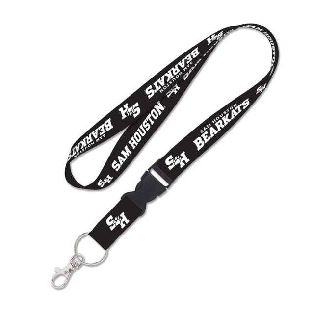 Sam Houston State Bearkats BLACKOUT Lanyard w/detachable buckle 1"