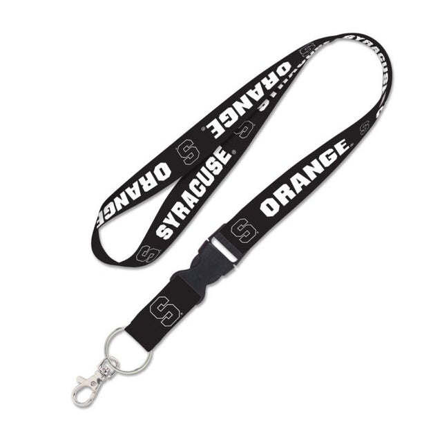 Syracuse Orange BLACKOUT Lanyard w/detachable buckle 1"