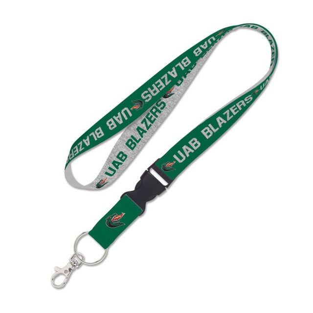 Alabama at Birmingham Blazers HEATHERED Lanyard w/detachable buckle 1"