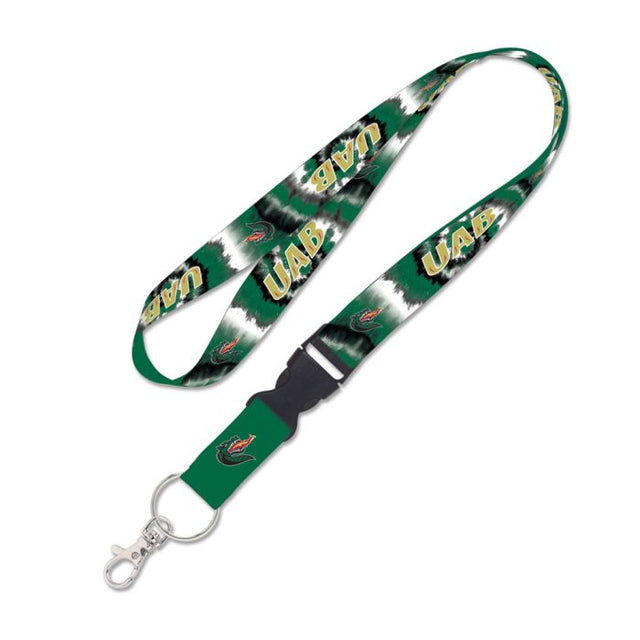 Alabama at Birmingham Blazers TIE DYE Lanyard w/detachable buckle 1"