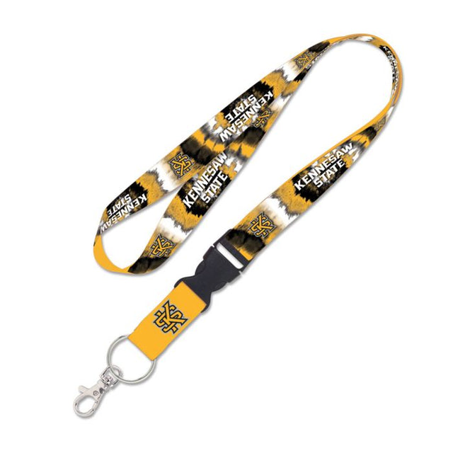 Kennesaw State Owls TIE DYE Lanyard w/detachable buckle 1"