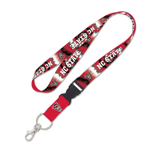 NC State Wolfpack TIE DYE Lanyard w/detachable buckle 1"