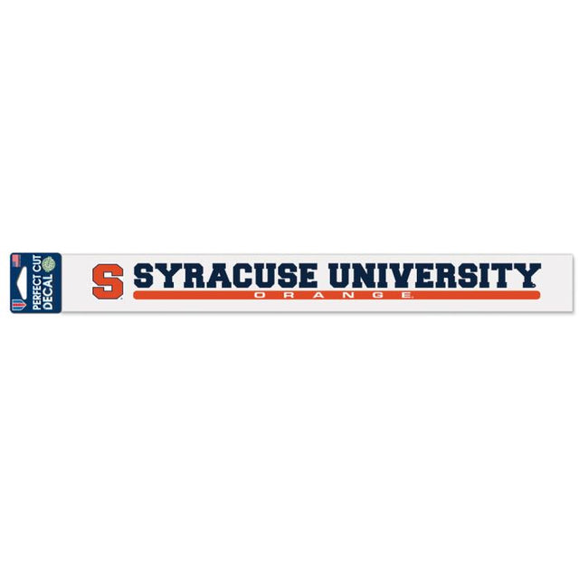 Syracuse Orange Perfect Cut Decals 2" x 17"