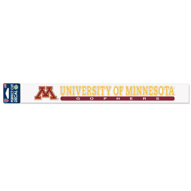 Minnesota Golden Gophers Perfect Cut Decals 2" x 17"