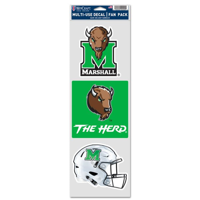 Marshall Thundering Herd 球迷贴纸 3.75 英寸 x 12 英寸